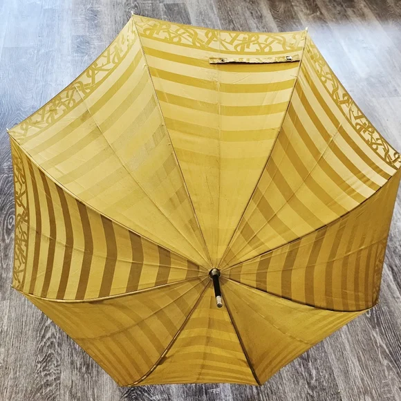 Yves Saint Laurent YSL Large Gold Umbrella - Picture 2 of 13